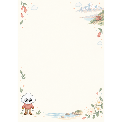 LETTER FROM LUMA Briefpapier-Set – „FROM CHILE“