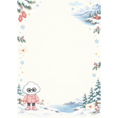 LETTER FROM LUMA Briefpapier-Set – „FROM NORWAY“
