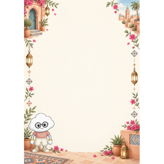 LETTER FROM LUMA Letter Writing Set – “FROM MOROCCO”
