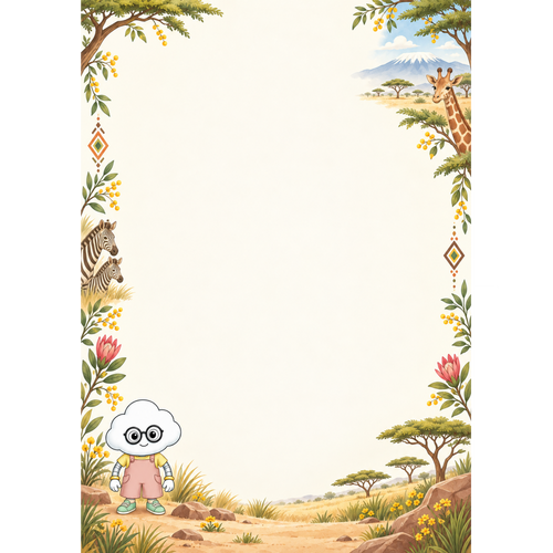 BRIEFPAPIER-SET „LETTER FROM LUMA“ – „FROM KENYA“