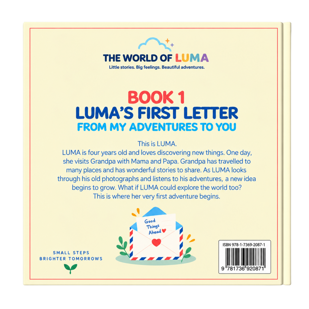 LUMA’S FIRST LETTER FROM MY ADVENTURES TO YOU BOOK 1