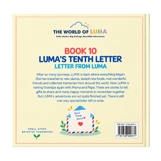 LUMA’S TENTH LETTER - LETTER FROM LUMA BOOK 10