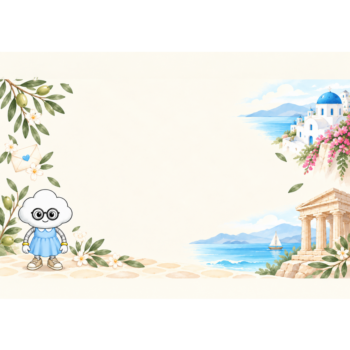 LETTER FROM LUMA Letter Writing Set – “FROM GREECE”