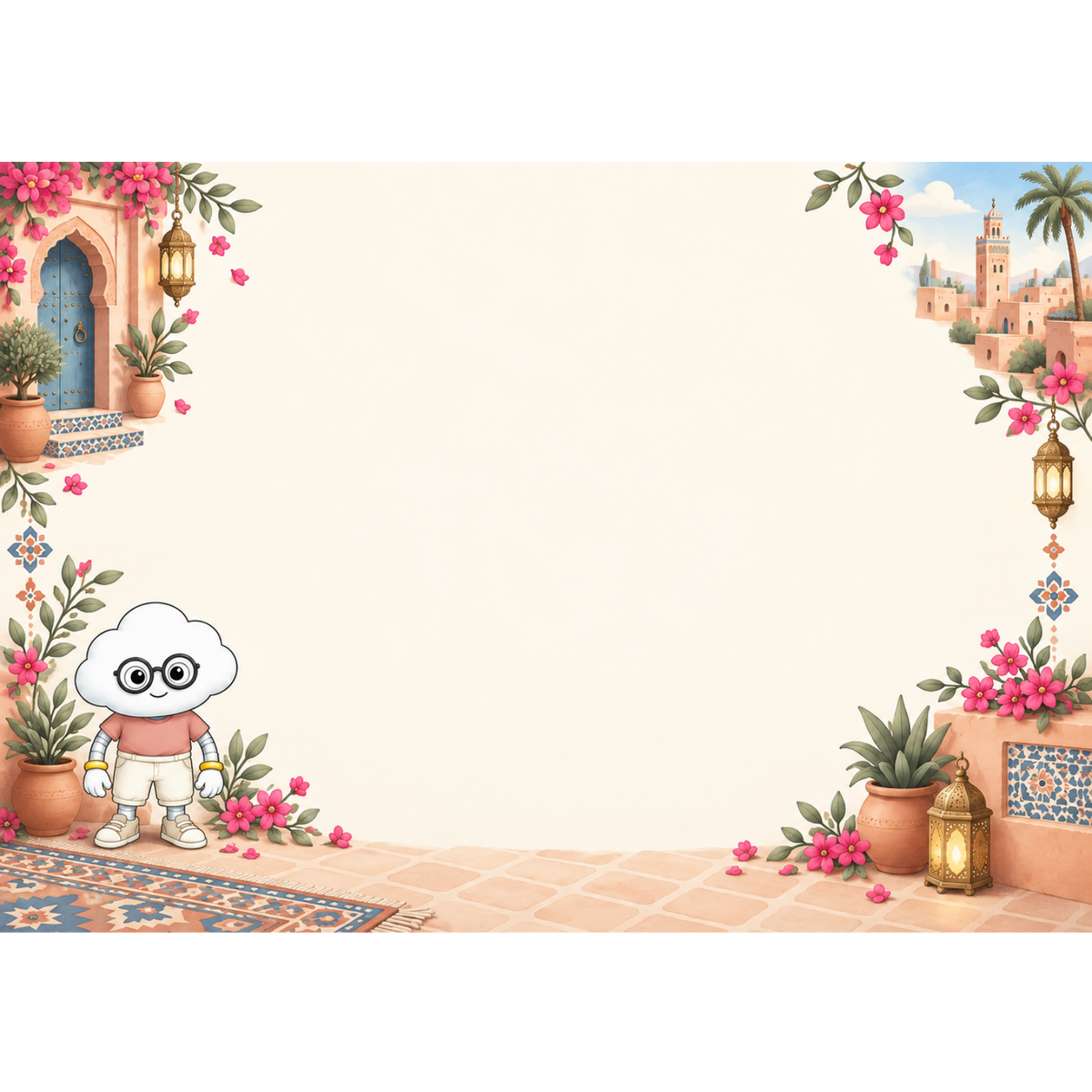 LETTER FROM LUMA Letter Writing Set – “FROM MOROCCO”