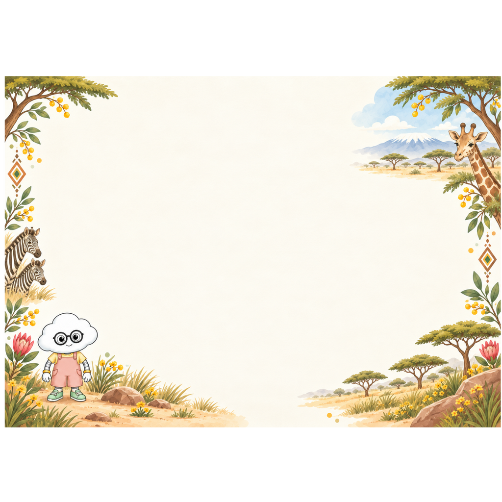 LETTER FROM LUMA Letter Writing Set – “FROM KENYA”