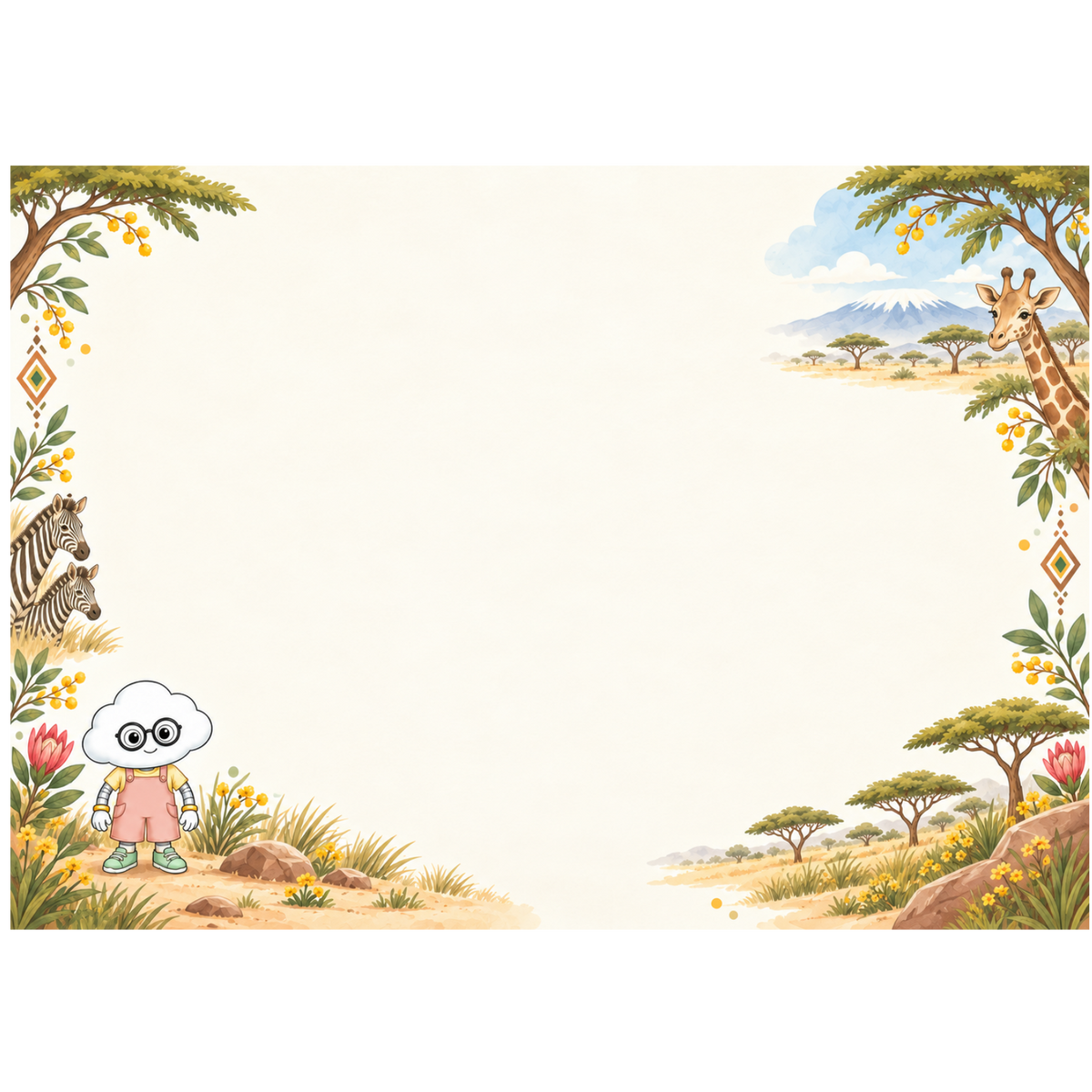 LETTER FROM LUMA Letter Writing Set – “FROM KENYA”