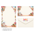 LETTER FROM LUMA Letter Writing Set – “FROM MOROCCO” (5 Sheets + 5 Envelopes)