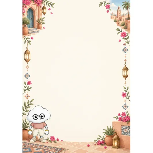 LETTER FROM LUMA Letter Writing Set – “FROM MOROCCO”
