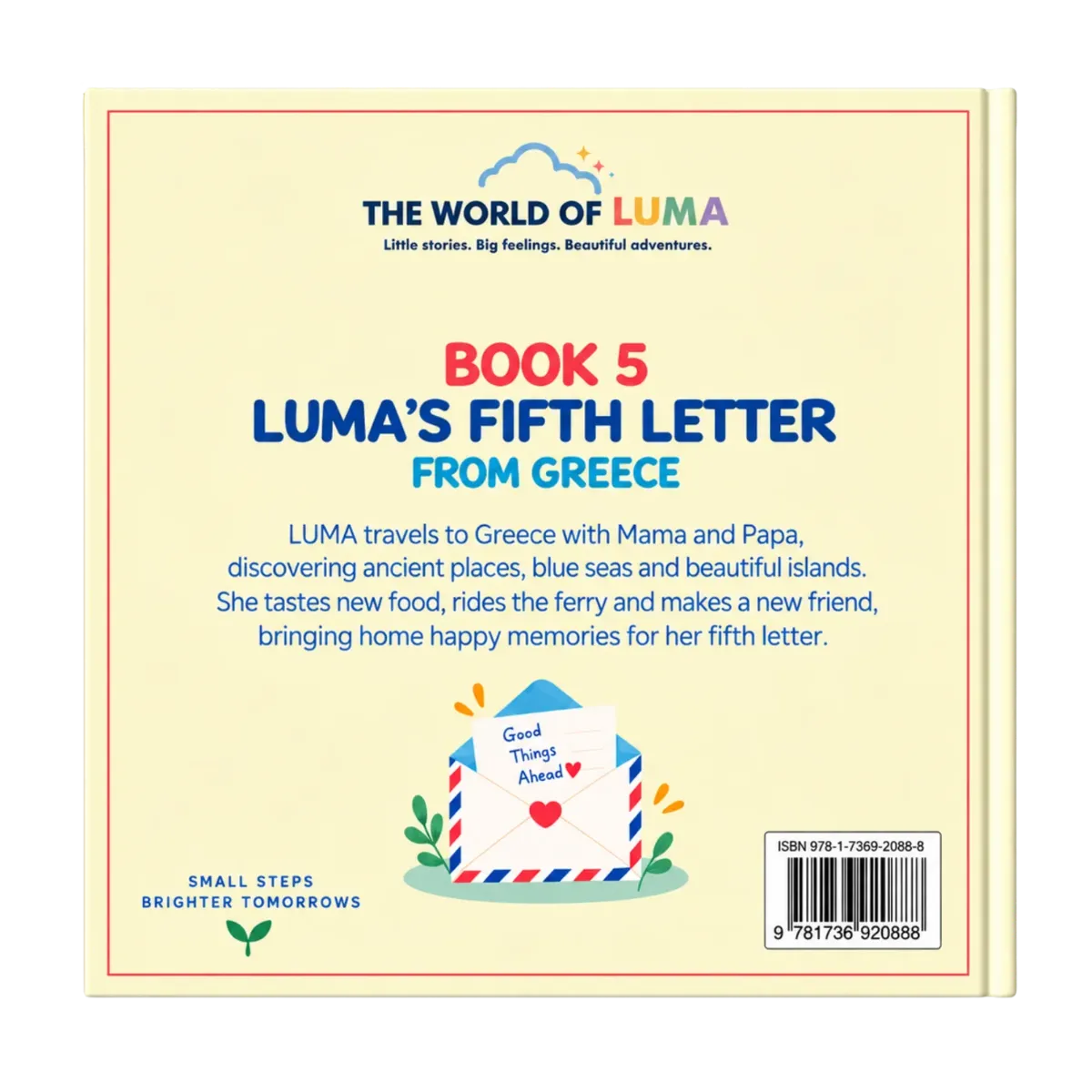 LUMA’S FIFTH LETTER FROM GREECE BOOK 5