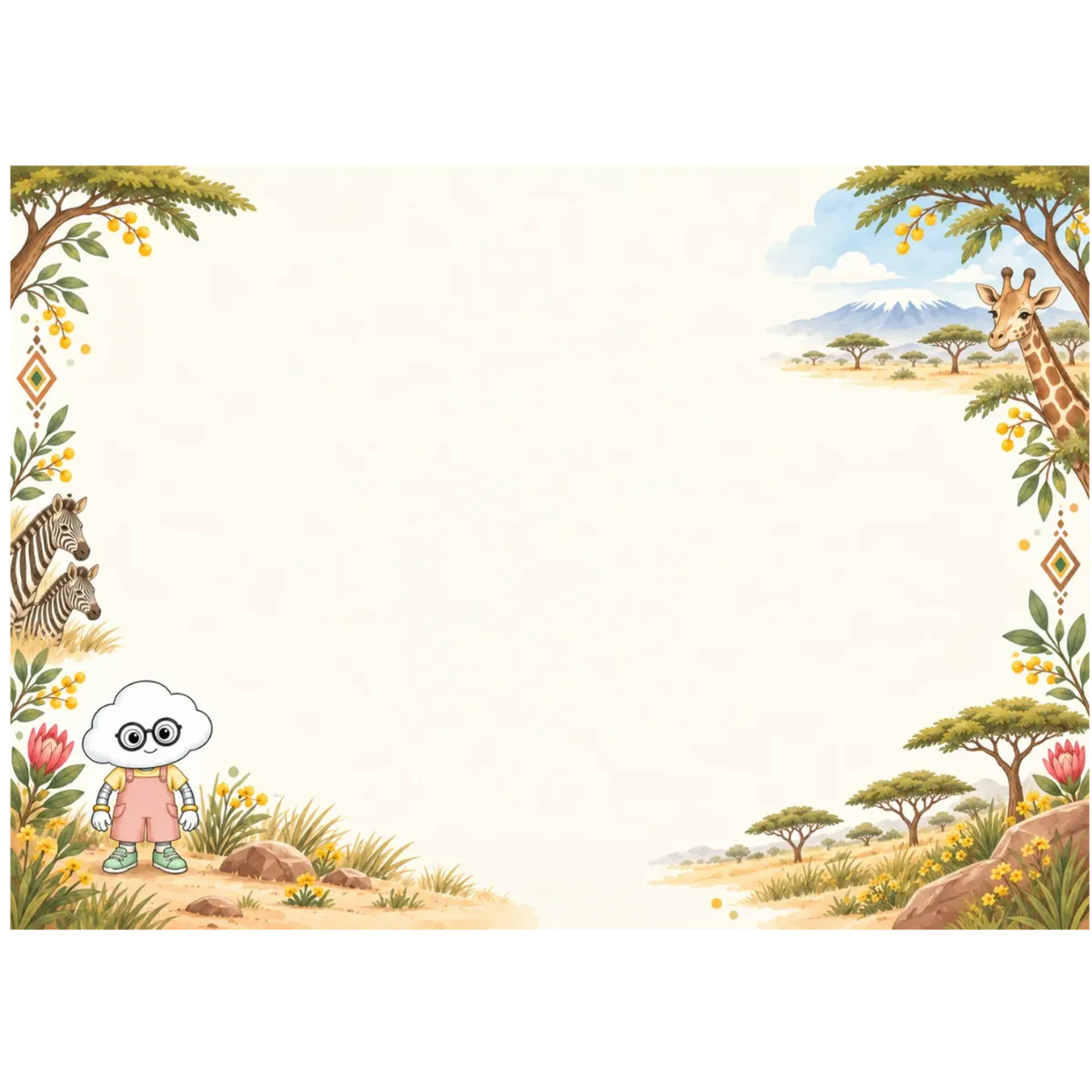 LETTER FROM LUMA Letter Writing Set – “FROM KENYA”